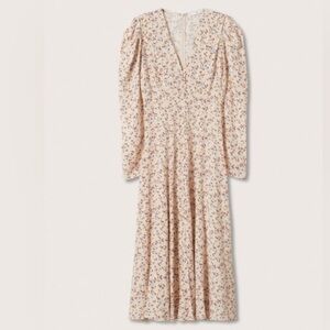 Mango Floral Maxi Button Dress | Size M